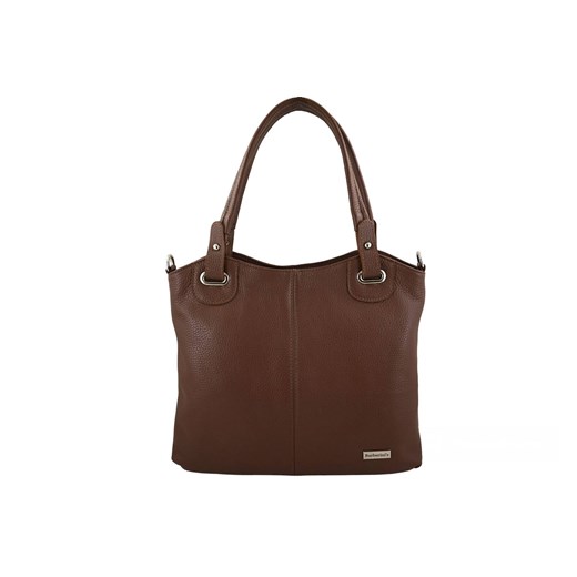 Codzienna duża torebka damska - Brązowa ze sklepu Barberinis w kategorii Torby Shopper bag - zdjęcie 177919883
