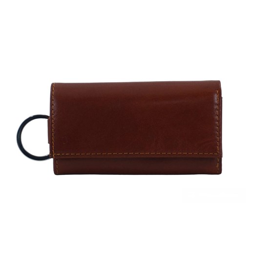 Etui skórzane na klucze / portfel - Brązowe ze sklepu Barberinis w kategorii Etui - zdjęcie 177924593