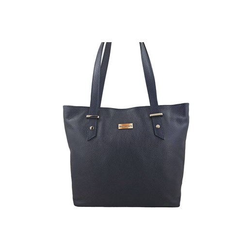 Shopper bag - duża torebka miejska - Granatowa ze sklepu Barberinis w kategorii Torby Shopper bag - zdjęcie 177927034