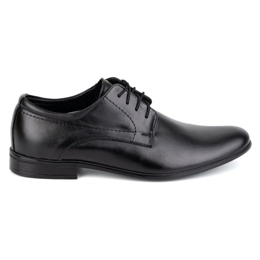 Buty męskie wizytowe skórzane 292lu czarne ze sklepu butyolivier w kategorii Buty eleganckie męskie - zdjęcie 177928693