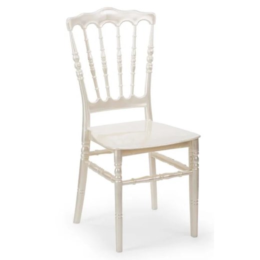 Eleganckie Krzesło Chiavari Kolor Perłowy M4-C43 ze sklepu Edinos.pl w kategorii Krzesła - zdjęcie 177939652