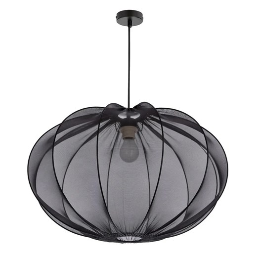 Czarna nowoczesna lampa wisząca kula - D197 B9-E60 ze sklepu Edinos.pl w kategorii Lampy wiszące - zdjęcie 177939683