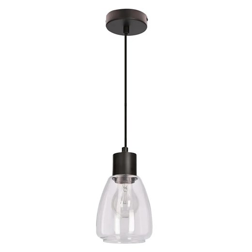 Nowoczesna lampa wisząca w stylu loftowym bezbarwna - D202 B5-D59 ze sklepu Edinos.pl w kategorii Lampy wiszące - zdjęcie 177939693