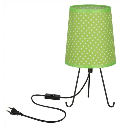 Zielona lampka nocna w kropki - D246-Fiba Candellux One Size Edinos.pl