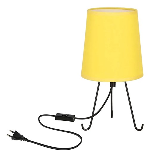 Lampa stołowa z żółtym abażurem Petuz ze sklepu Edinos.pl w kategorii Lampy stołowe - zdjęcie 177939762