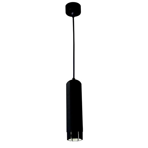 Czarna wisząca lampa tuba - D258-Zebrix Lumes One Size Edinos.pl