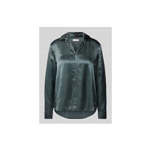 Bluzka satynowa o kroju relaxed fit z marszczeniem ze sklepu Peek&Cloppenburg  w kategorii Bluzki damskie - zdjęcie 177942703