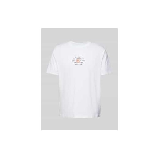 T-shirt z wyhaftowanym logo model ‘NYC STAMP’ ze sklepu Peek&Cloppenburg  w kategorii T-shirty męskie - zdjęcie 177943090