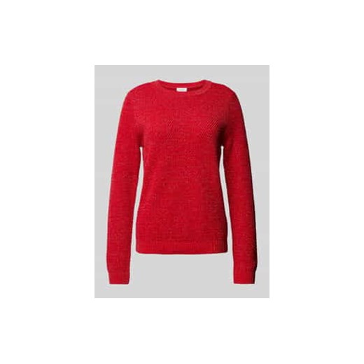 Sweter z dzianiny z efektowną przędzą model ‘DALO’ ze sklepu Peek&Cloppenburg  w kategorii Swetry damskie - zdjęcie 177943364