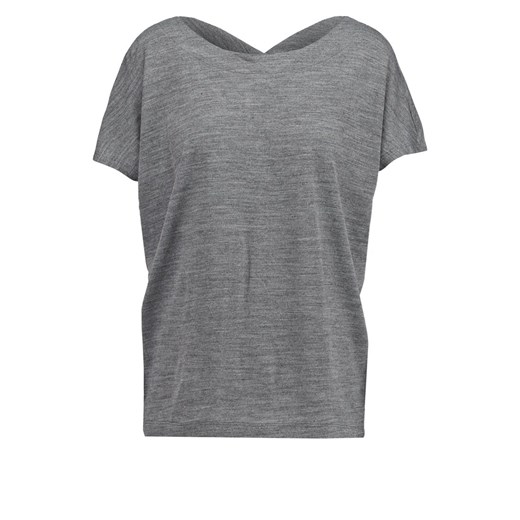ONLY ONLAMANDA Tshirt basic light grey zalando szary abstrakcyjne wzory