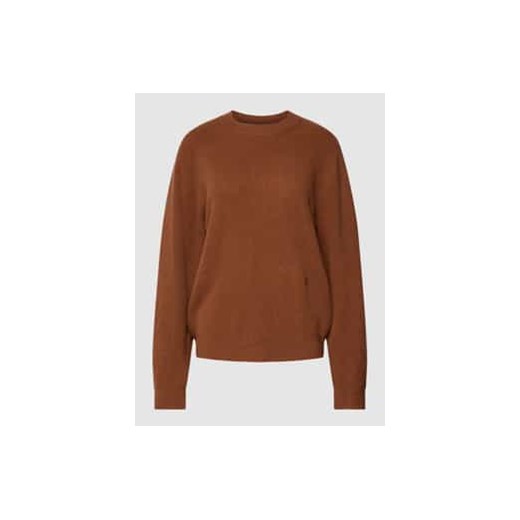 Sweter z dzianiny z wyhaftowanymi logo ze sklepu Peek&Cloppenburg  w kategorii Swetry damskie - zdjęcie 177943813