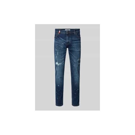 Jeansy o kroju slim fit z 5 kieszeniami model ‘JUAN’ ze sklepu Peek&Cloppenburg  w kategorii Jeansy męskie - zdjęcie 177943884