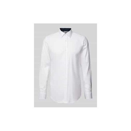 Koszula biznesowa o kroju slim fit z kołnierzykiem typu kent ze sklepu Peek&Cloppenburg  w kategorii Koszule męskie - zdjęcie 177944002