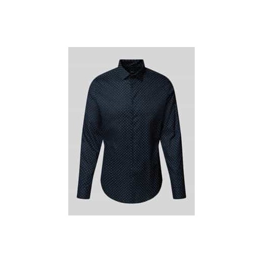 Koszula biznesowa o kroju regular fit z kołnierzykiem typu kent ze sklepu Peek&Cloppenburg  w kategorii Koszule męskie - zdjęcie 177944030