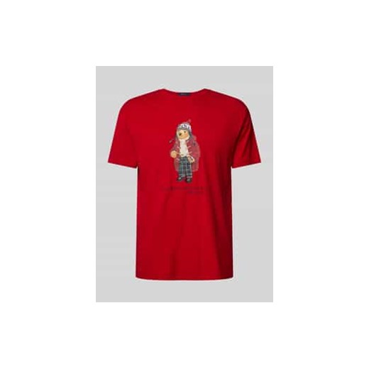 T-shirt z nadrukiem z logo ze sklepu Peek&Cloppenburg  w kategorii T-shirty męskie - zdjęcie 177944891