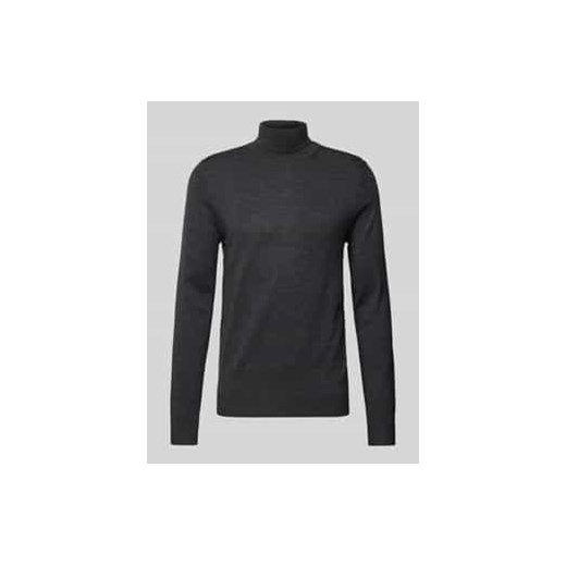 Sweter z dzianiny z golfem ze sklepu Peek&Cloppenburg  w kategorii Swetry męskie - zdjęcie 177946074