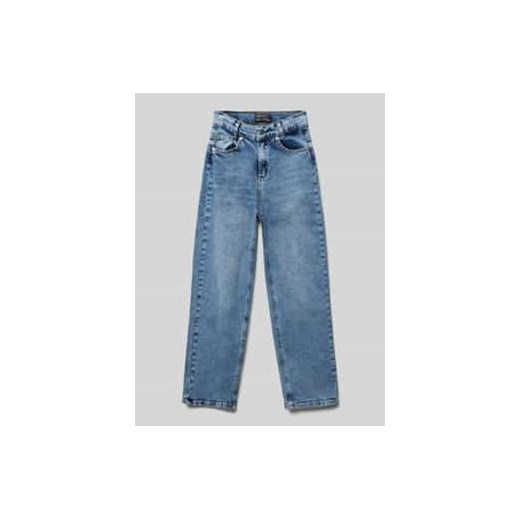 Jeansy o kroju slim fit z 5 kieszeniami ze sklepu Peek&Cloppenburg  w kategorii Spodnie chłopięce - zdjęcie 177946572
