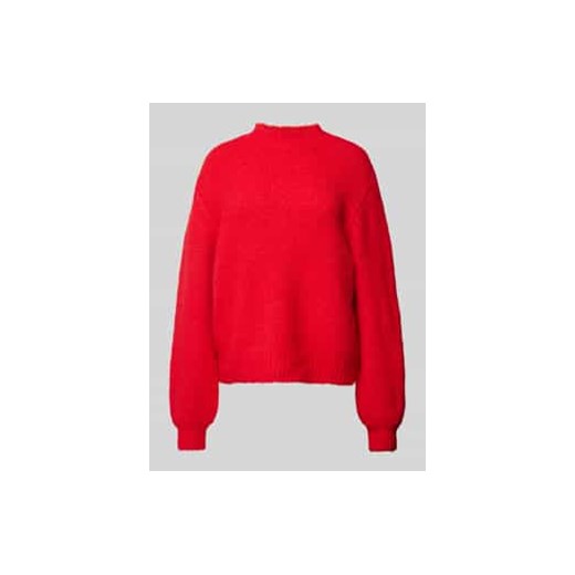 Sweter z dzianiny o kroju relaxed fit ze stójką model ‘MILLER’ ze sklepu Peek&Cloppenburg  w kategorii Swetry damskie - zdjęcie 177946742