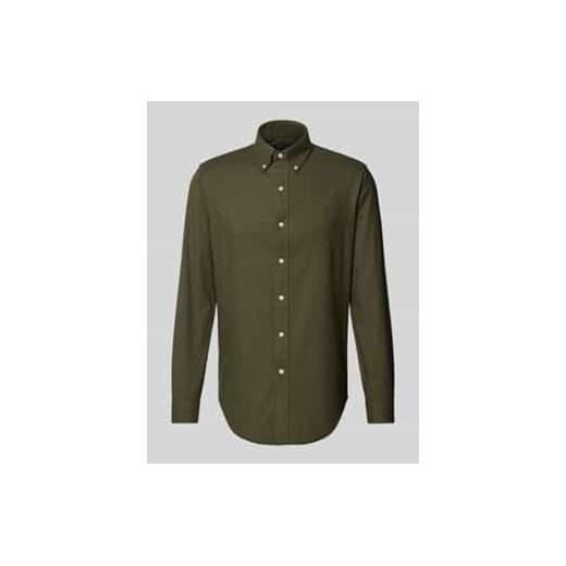 Koszula casualowa o kroju custom fit z kołnierzykiem typu button down ze sklepu Peek&Cloppenburg  w kategorii Koszule męskie - zdjęcie 177946974