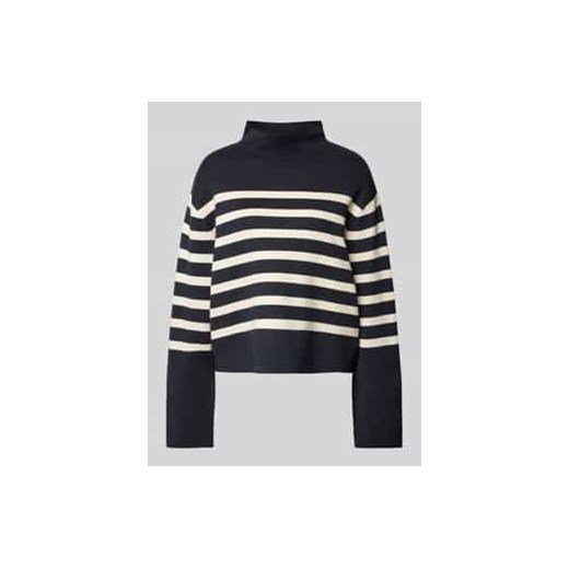 Sweter z dzianiny o kroju oversized z mieszanki wiskozy ze stójką ze sklepu Peek&Cloppenburg  w kategorii Swetry damskie - zdjęcie 177947611
