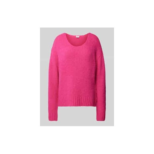 Sweter z dzianiny o kroju oversized z prążkowanymi wykończeniami ze sklepu Peek&Cloppenburg  w kategorii Swetry damskie - zdjęcie 177947704