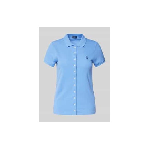 Koszulka polo z wyhaftowanym logo ze sklepu Peek&Cloppenburg  w kategorii Bluzki damskie - zdjęcie 177947953