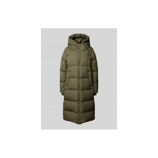 Płaszcz puchowy o kroju regular fit z wysokiej jakości mieszanki puchu i pierza z pikowaniem ze sklepu Peek&Cloppenburg  w kategorii Płaszcze męskie - zdjęcie 177948263