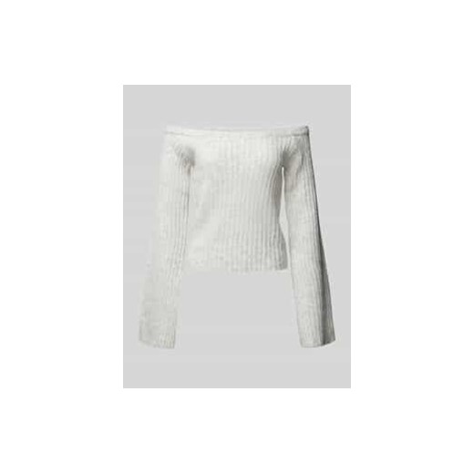 Sweter z dzianiny z odkrytymi ramionami ze sklepu Peek&Cloppenburg  w kategorii Swetry damskie - zdjęcie 177948452