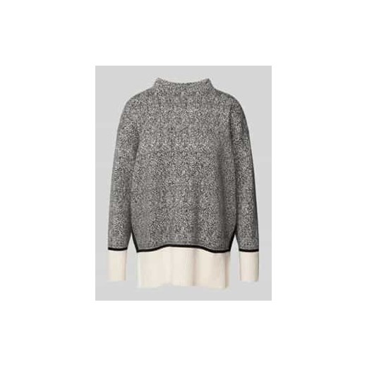 Sweter z dzianiny ze stójką ze sklepu Peek&Cloppenburg  w kategorii Swetry damskie - zdjęcie 177948471