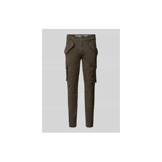 Spodnie cargo o kroju tapered fit z kieszeniami z patką model ‘COMBAT PANT’ ze sklepu Peek&Cloppenburg  w kategorii Spodnie męskie - zdjęcie 177948490