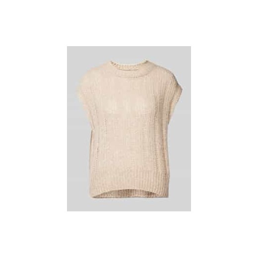 Bezrękawnik o kroju comfort fit z efektem dzianiny ze sklepu Peek&Cloppenburg  w kategorii Kamizelki damskie - zdjęcie 177948492