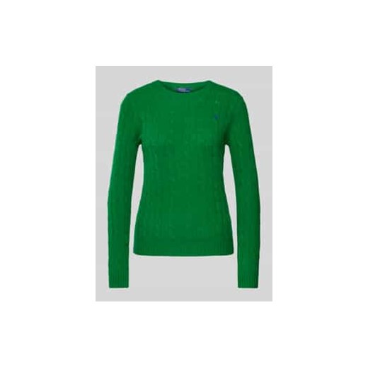 Sweter ze ściegiem warkoczowym model ‘JULIANNA’ ze sklepu Peek&Cloppenburg  w kategorii Swetry damskie - zdjęcie 177948674