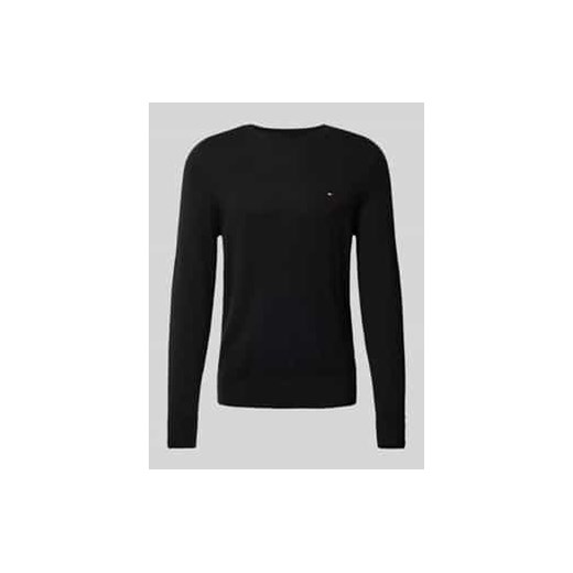 Sweter wełniany z wyhaftowanym logo ze sklepu Peek&Cloppenburg  w kategorii Swetry męskie - zdjęcie 177948791