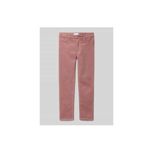 Spodnie sztruksowe o kroju regular fit z bawełną ze sklepu Peek&Cloppenburg  w kategorii Spodnie dziewczęce - zdjęcie 177949210