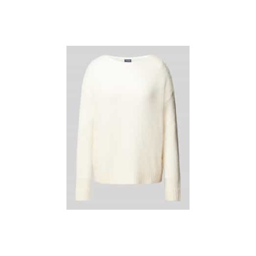 Sweter z dzianiny z okrągłym dekoltem ze sklepu Peek&Cloppenburg  w kategorii Swetry damskie - zdjęcie 177949231