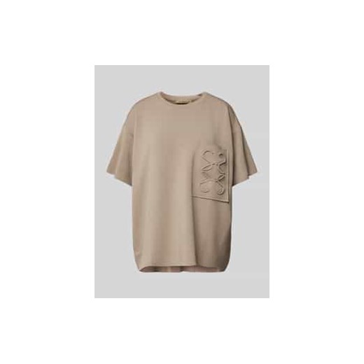 T-shirt o kroju oversized z detalami z logo model ‘Clean Scuba’ ze sklepu Peek&Cloppenburg  w kategorii Bluzki damskie - zdjęcie 177949313