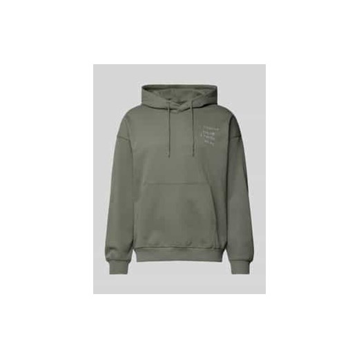 Bluza z kapturem i kieszenią kangurką model ‘AARON’ ze sklepu Peek&Cloppenburg  w kategorii Bluzy męskie - zdjęcie 177950461