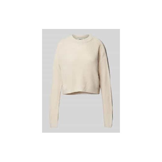 Sweter z dzianiny o kroju regular fit z szerokim wzorem w paski i obniżonymi ramionami model ‘MALAVI’ ze sklepu Peek&Cloppenburg  w kategorii Swetry damskie - zdjęcie 177950563