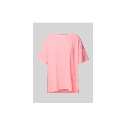 T-shirt z wyhaftowanym logo model ‘PYMAZ’ ze sklepu Peek&Cloppenburg  w kategorii Bluzki damskie - zdjęcie 177951120