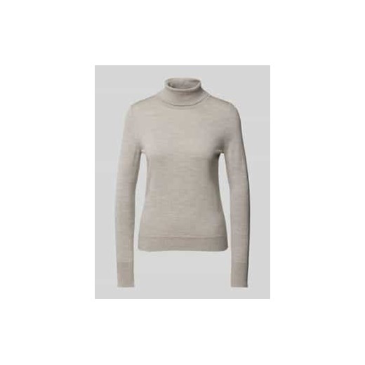 Sweter z dzianiny z golfem model ‘Fasecta’ ze sklepu Peek&Cloppenburg  w kategorii Swetry damskie - zdjęcie 177951154