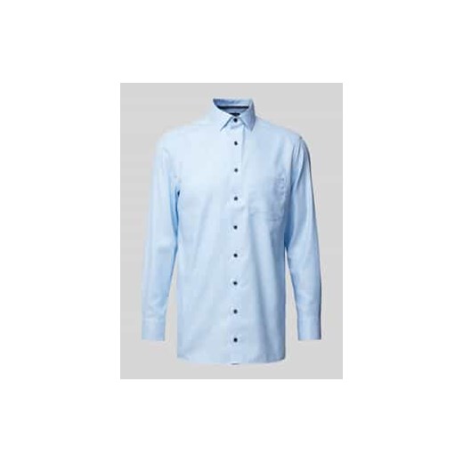 Koszula biznesowa o kroju modern fit z kieszenią na piersi ze sklepu Peek&Cloppenburg  w kategorii Koszule męskie - zdjęcie 177952360