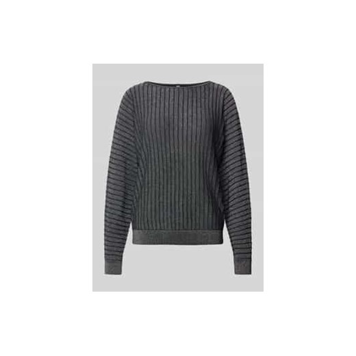 Sweter z dzianiny z efektowną przędzą model ‘Violetta’ ze sklepu Peek&Cloppenburg  w kategorii Swetry damskie - zdjęcie 177952590