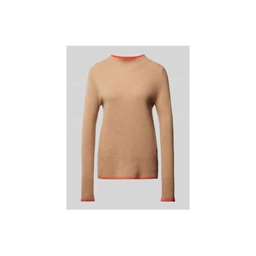 Sweter wełniany ze stójką ze sklepu Peek&Cloppenburg  w kategorii Swetry damskie - zdjęcie 177952832