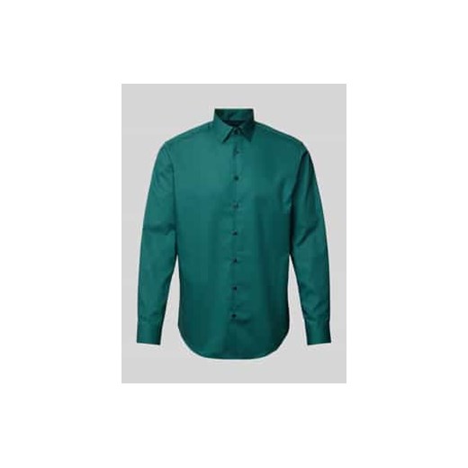 Koszula biznesowa o kroju regular fit z kołnierzykiem typu kent ze sklepu Peek&Cloppenburg  w kategorii Koszule męskie - zdjęcie 177952933