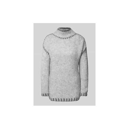 Sweter z dzianiny o kroju oversized ze stójką model ‘Emily’ ze sklepu Peek&Cloppenburg  w kategorii Swetry damskie - zdjęcie 177953012