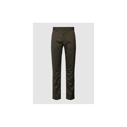 Chinosy o kroju slim fit z wzorem na całej powierzchni ze sklepu Peek&Cloppenburg  w kategorii Spodnie męskie - zdjęcie 177953350