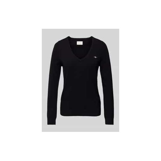 Sweter z wełny z dekoltem w serek ze sklepu Peek&Cloppenburg  w kategorii Swetry damskie - zdjęcie 177953853
