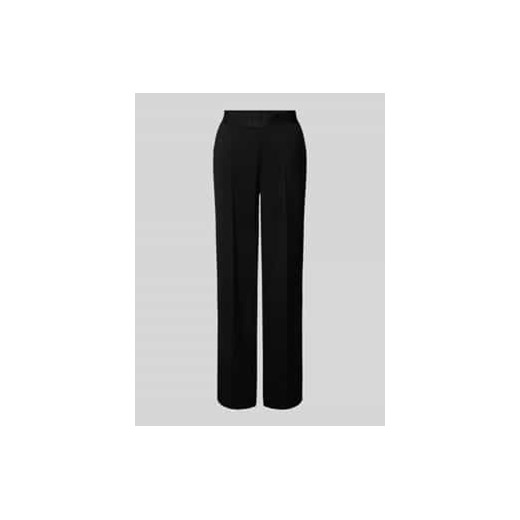 Spodnie materiałowe o kroju regular fit z przyszytym kantem ze sklepu Peek&Cloppenburg  w kategorii Spodnie damskie - zdjęcie 177954461