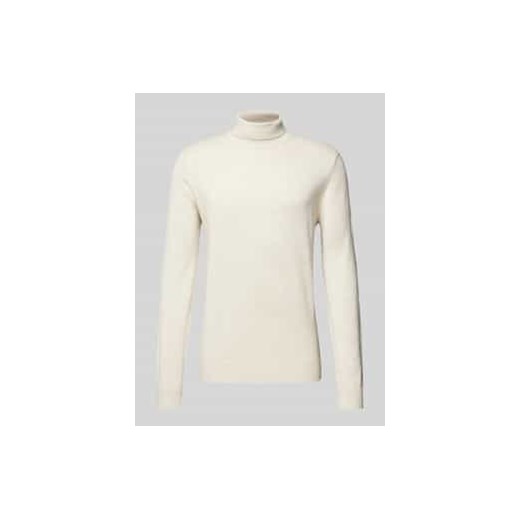 Sweter z dzianiny z golfem ze sklepu Peek&Cloppenburg  w kategorii Swetry męskie - zdjęcie 177955010