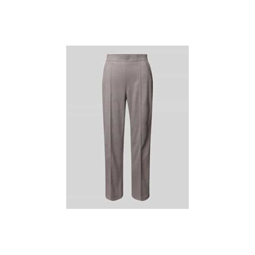 Spodnie materiałowe o rozkloszowanym kroju z przeszytymi kantami ze sklepu Peek&Cloppenburg  w kategorii Spodnie damskie - zdjęcie 177955341